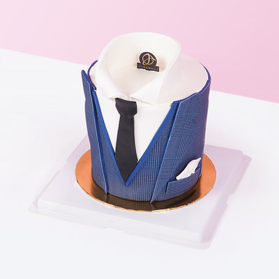 Dad's Tuxedo Designer Cake seasonal_fday Junandus - CakeRush