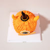 Halloween Orange Monster Cake cake Yippii Gift Cake - CakeRush