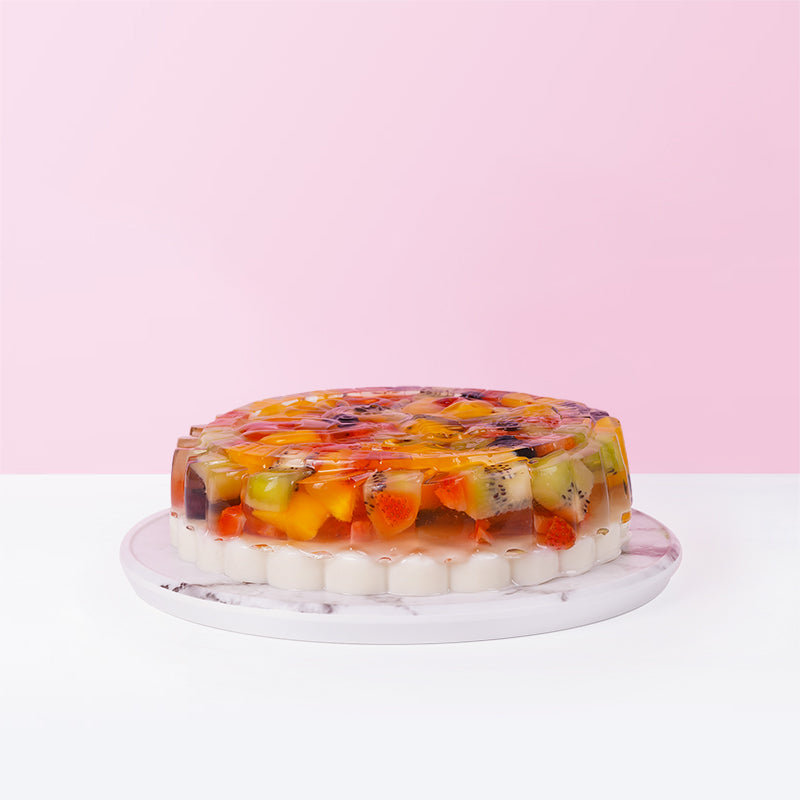 Jello Fruit Cake Recipe - Olga in the Kitchen