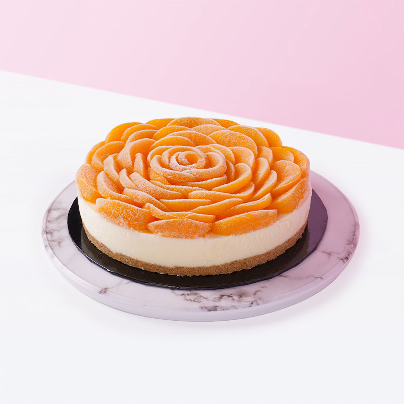 Peachy Mango Cheesecake